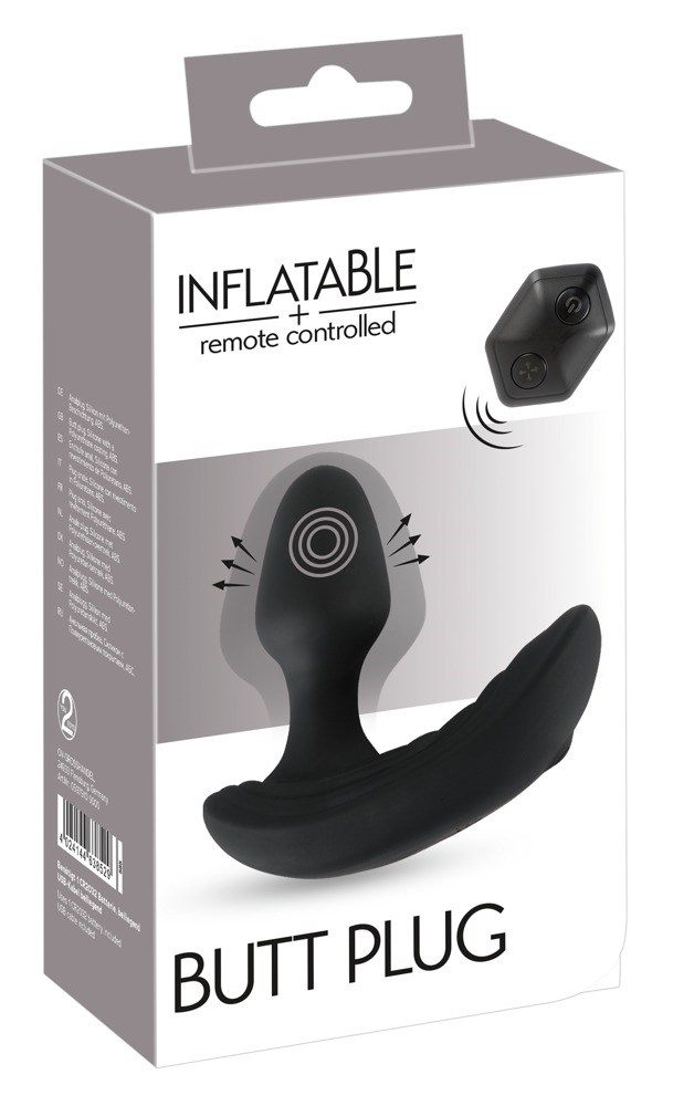 Inflatable + Remote Controlled Butt Plug