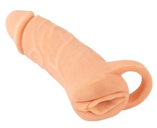 2-in-1 Penisförlängning Och Masturbator 18,5cm