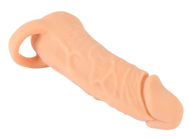 2-in-1 PenisFörlängning och Masturbator 18,5cm