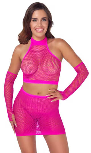 3-piece Net Set Pink