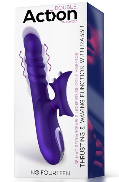 No. Fourteen Thrusting & Waving Vibrator/Rabbit