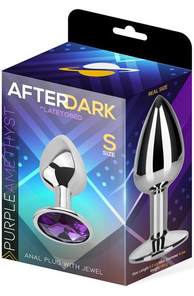 Afterdark Purple Amethyst Anal Plug S