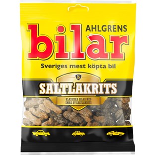 Ahlgrens Bilar Saltlakrits 100 G