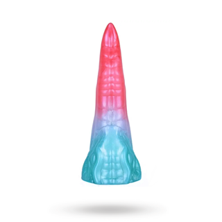 Alien Beast Cyan Rainbow Dildo 20,8 Cm