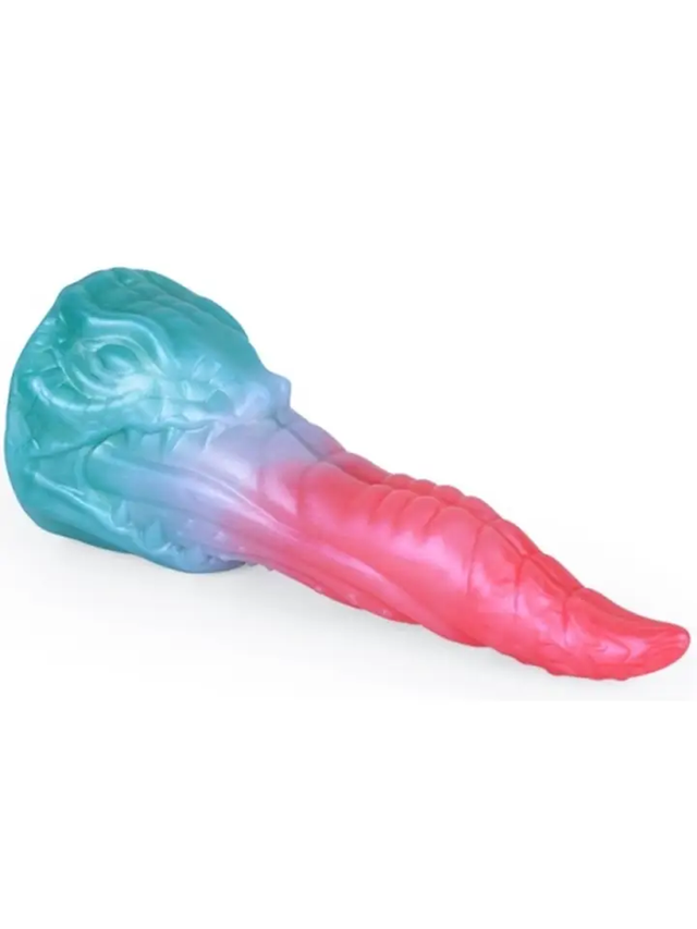 Alien Beast Cyan Rainbow Dildo 20,8 cm