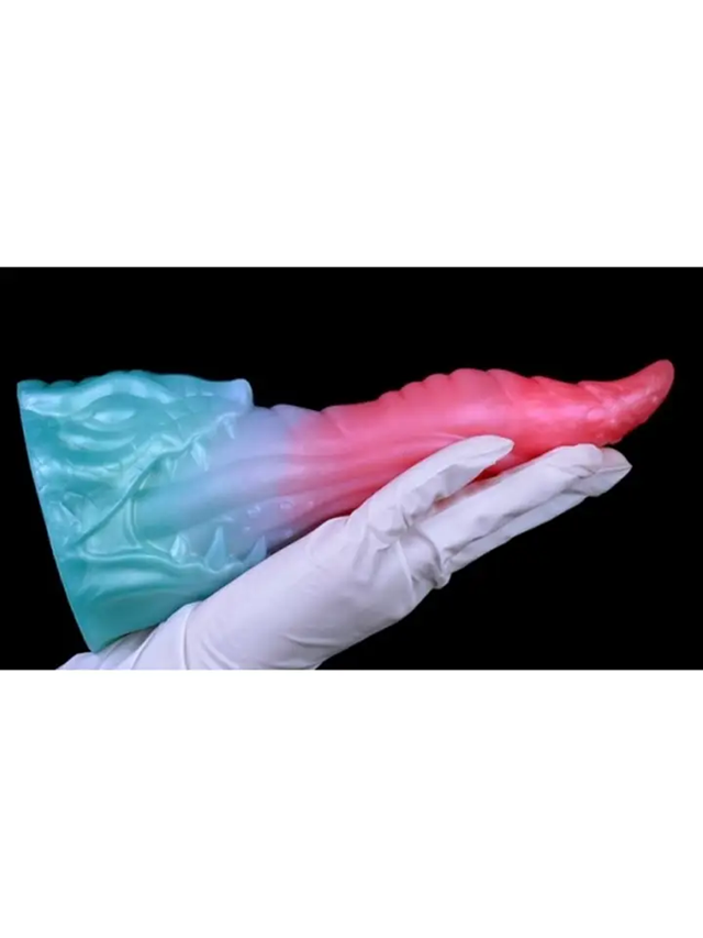 Alien Beast Cyan Rainbow Dildo 20,8 cm