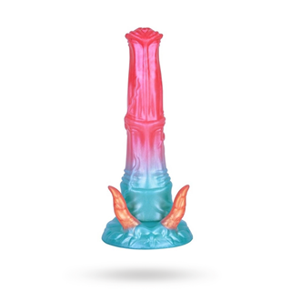 Alien Beast Cyan Rainbow Dildo 23,5 Cm