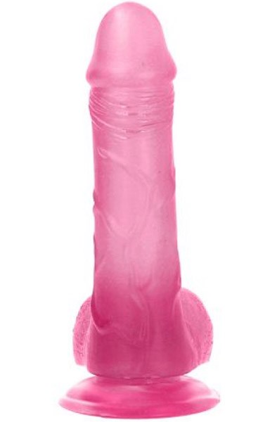 Alvaro Dildo Transparent Pink 23 cm