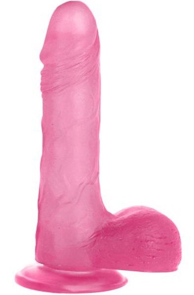 Alvaro Dildo Transparent Pink 23 cm