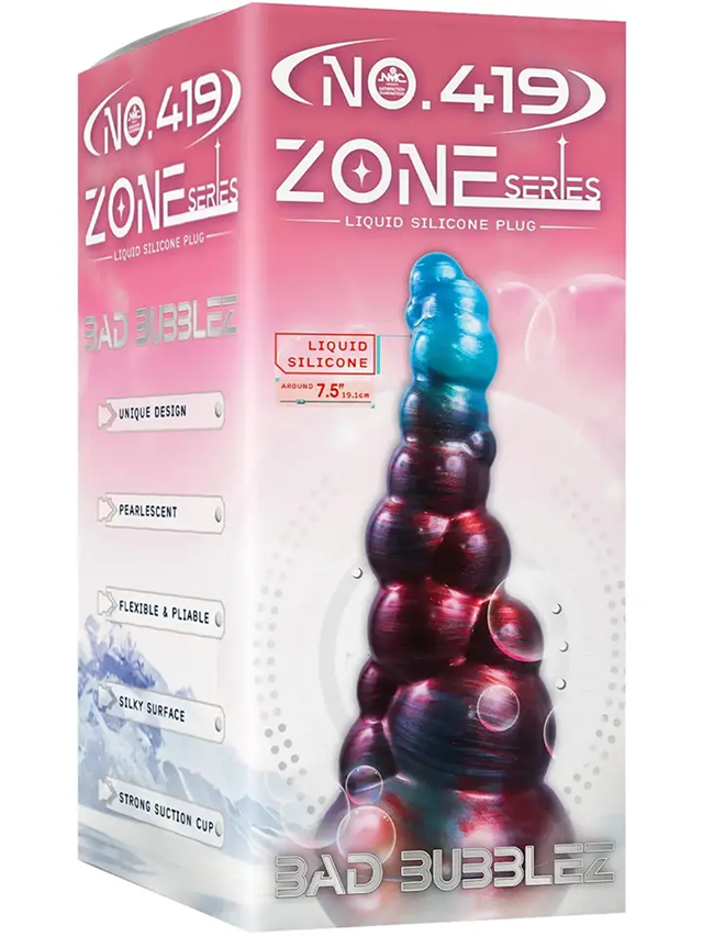 Bad Bubblez Silicone Dildo 19 cm