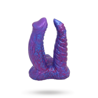 Bad Demon Double Dildo Orphox Purple 18,5 Cm