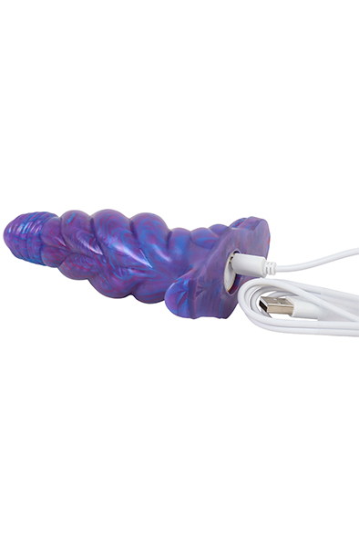 Bad Demon Seraphon Vibrating Dildo Purple 13,5 cm