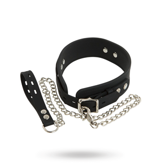 Silicone Collar With Leash