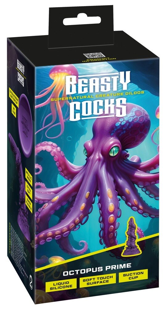 Beasty Cocks Octopus Prime Purple 20.2 cm