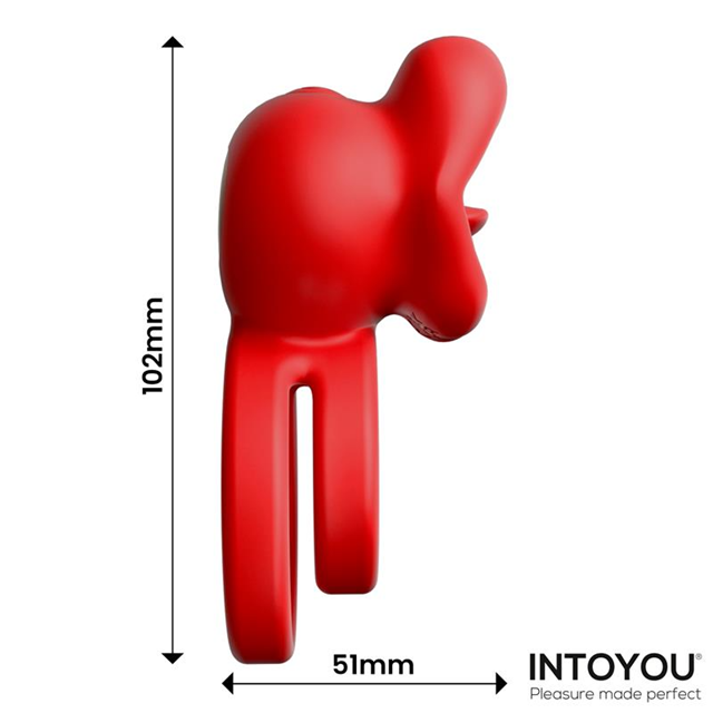 Bittey Cock Ring With Vibration & Biting