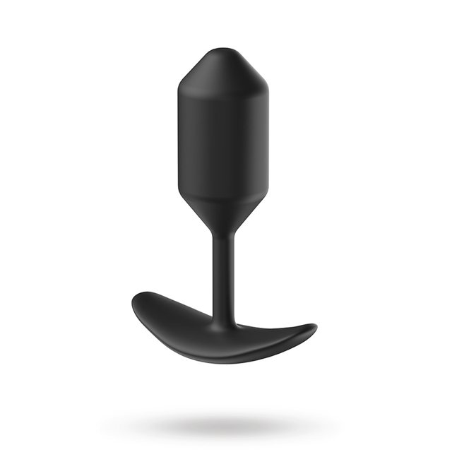 BLACK SILICONE BUTTPLUG #2