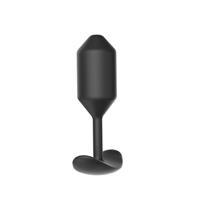 BLACK SILICONE BUTTPLUG #2