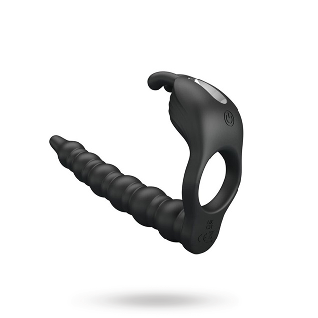 Blackney Penis Ring With Black Vibrator Plug