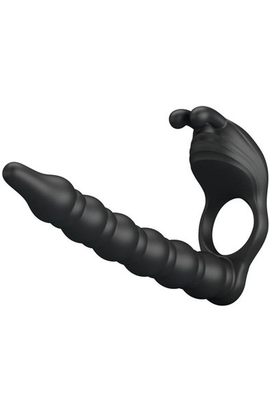 Blackney Penis Ring With Black Vibrator Plug