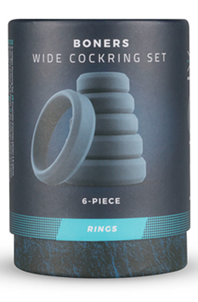 Boners 6-Piece Cock Ring Set