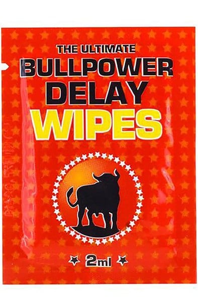 Bull Power Wipes Delay Sachets 6x2ml