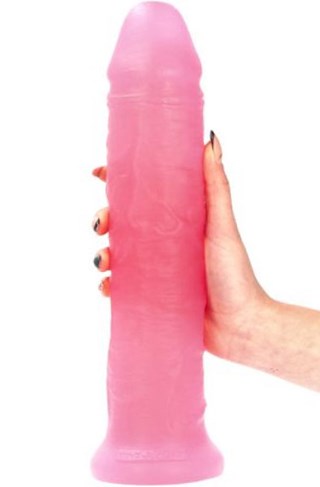 Cesare Dildo Transparent Pink 32 Cm