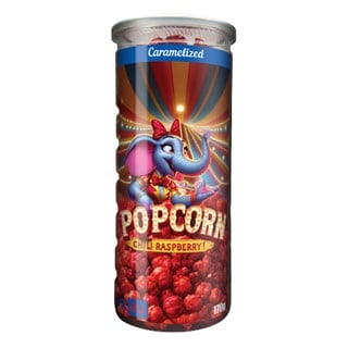 Chili & Raspberry Karamelliserade Popcorn 170 G