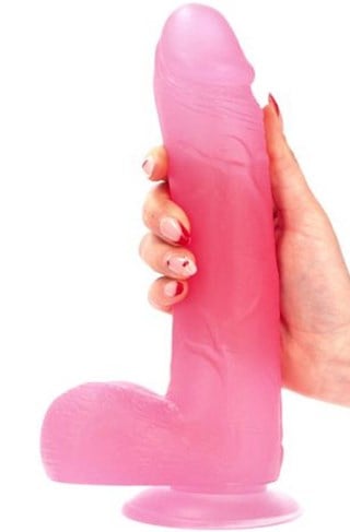 Costanzo Dildo Transparent Pink 25 Cm