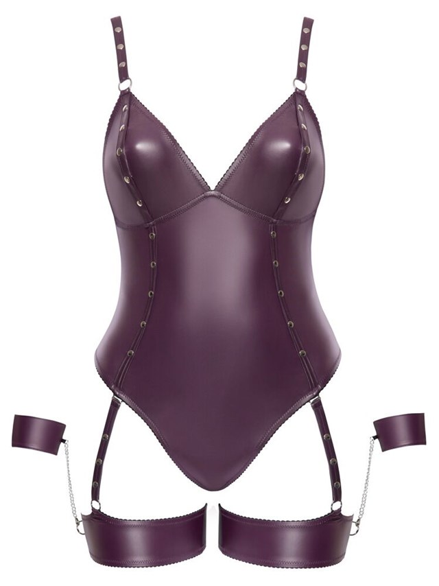 Matte look String Body Purple Plus Size