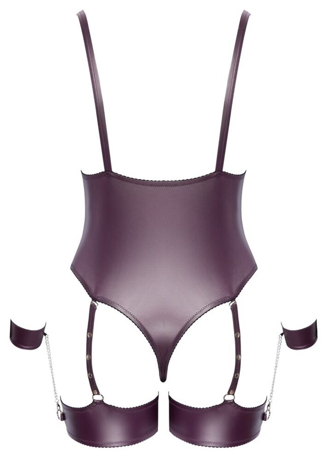 Matte look String Body Purple Plus Size