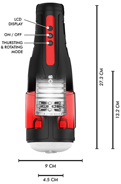 Cyclone Thrust & Suction Vagina Masturbator