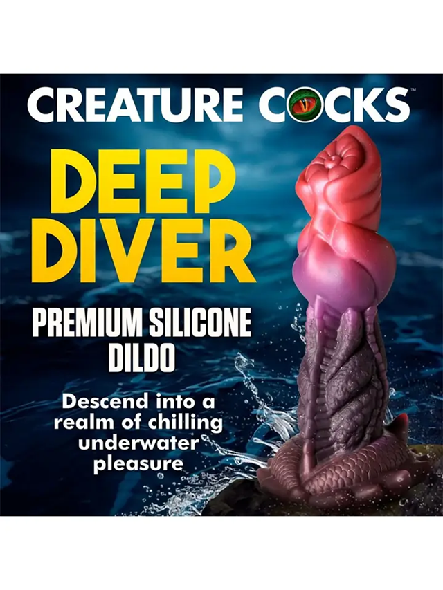 Deep Diver Silicone Dildo 19,3 cm