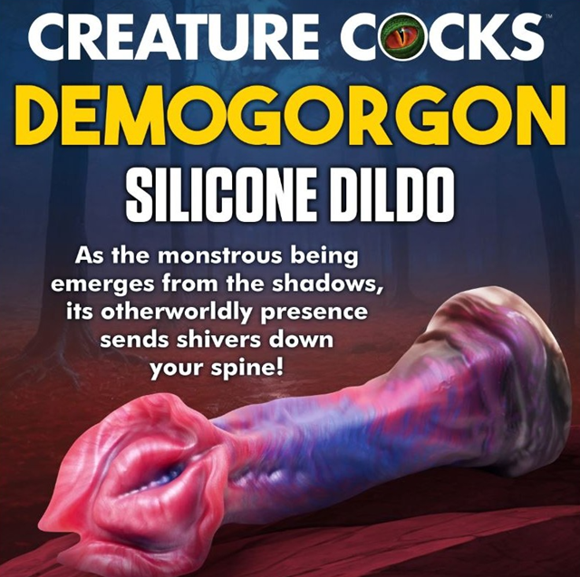 Demogorgon Silicone Dildo 22,6 cm