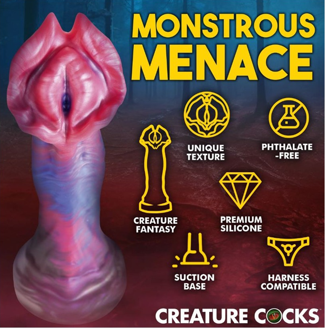 Demogorgon Silicone Dildo 22,6 cm