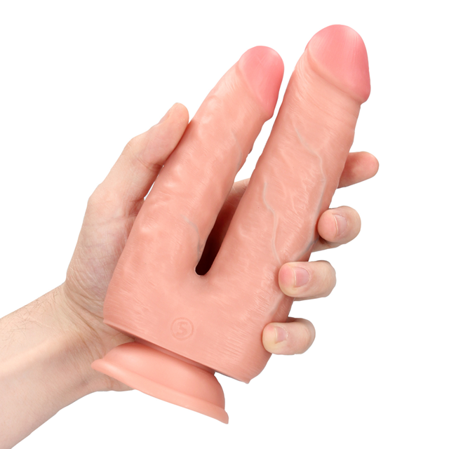 Double Trouble Dildo - 12,7/15,2 cm - Flesh