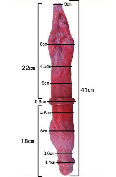 DoublePlayz Monster Hand Double Dildo 41 cm