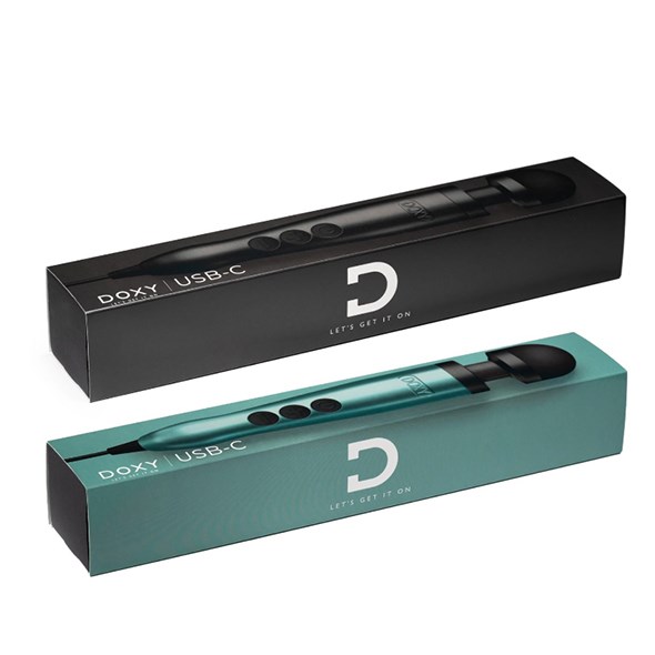 DOXY 3 USB-C WAND VIBRATOR BLACK