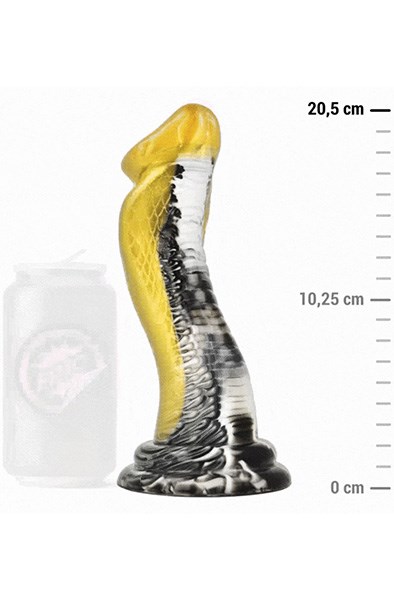 Drakon Dildo Yellow Cobra 20,5 cm