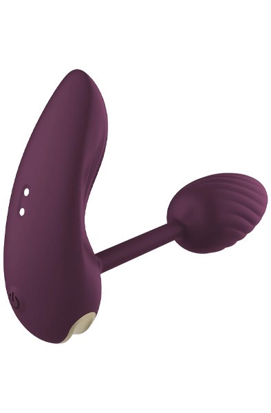 Essentials Flexible Wearable Vibrating Egg Purple