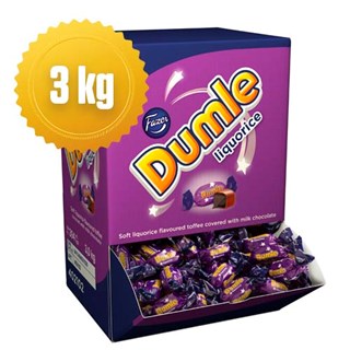 Fazer Dumle Liquorice Lakrits Storpack 3 Kg