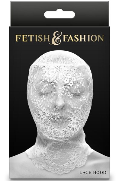 Fetish & Fashion Lace Hood White