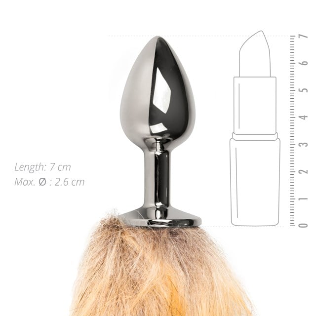 Fox Tail Plug No. 1 - Silver