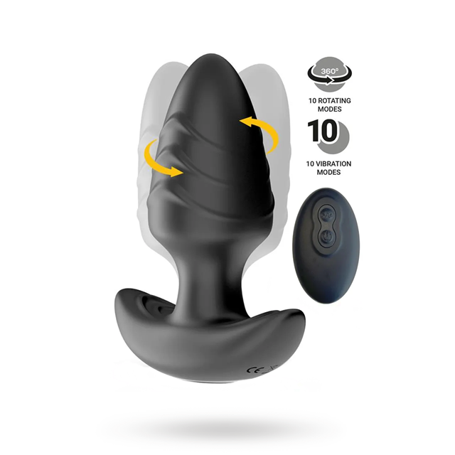 Frank Rotating & Vibrating Anal Plug With Remote