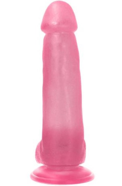 Fulvio Dildo Transparent Pink 31 cm