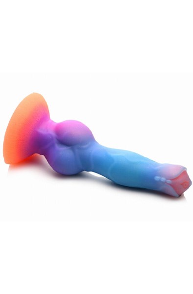 Glow-In-The-Dark Silicone Alien Dildo 21,5 cm