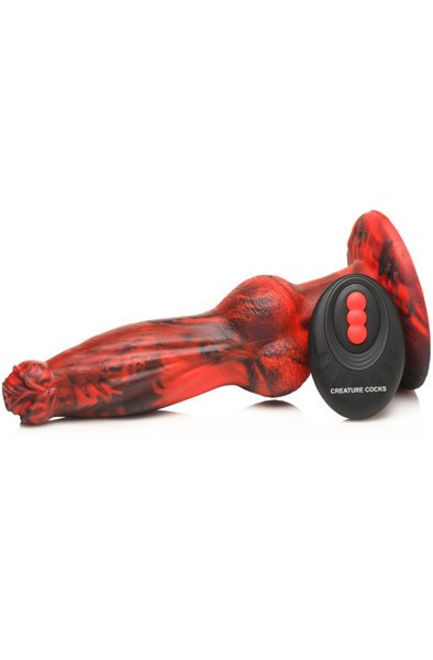 Hel-Wolf Thrusting & Vibrating Dildo 22 cm