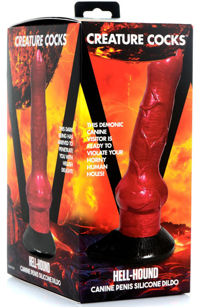 Hell-Hound Canine Penis Silicone Dildo 19 cm