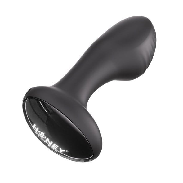 Frenzy-Pressure Sensing App-Controlled Rotating Butt Plug Black