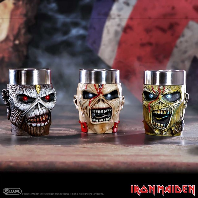 Iron Maiden Shotglas Eddie 3-Pack