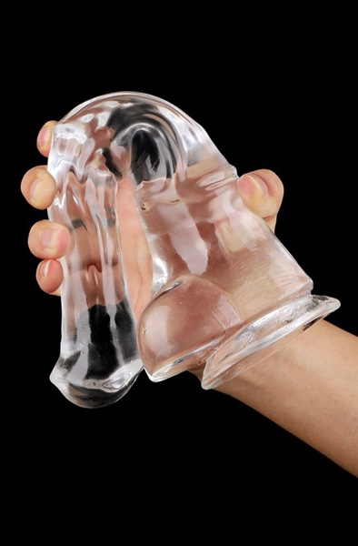 Jumpy Clear Monster Dildo L 33,5 cm